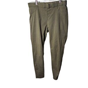 Zac & Rachel Womens Olive Green Stretch Pants Size 10